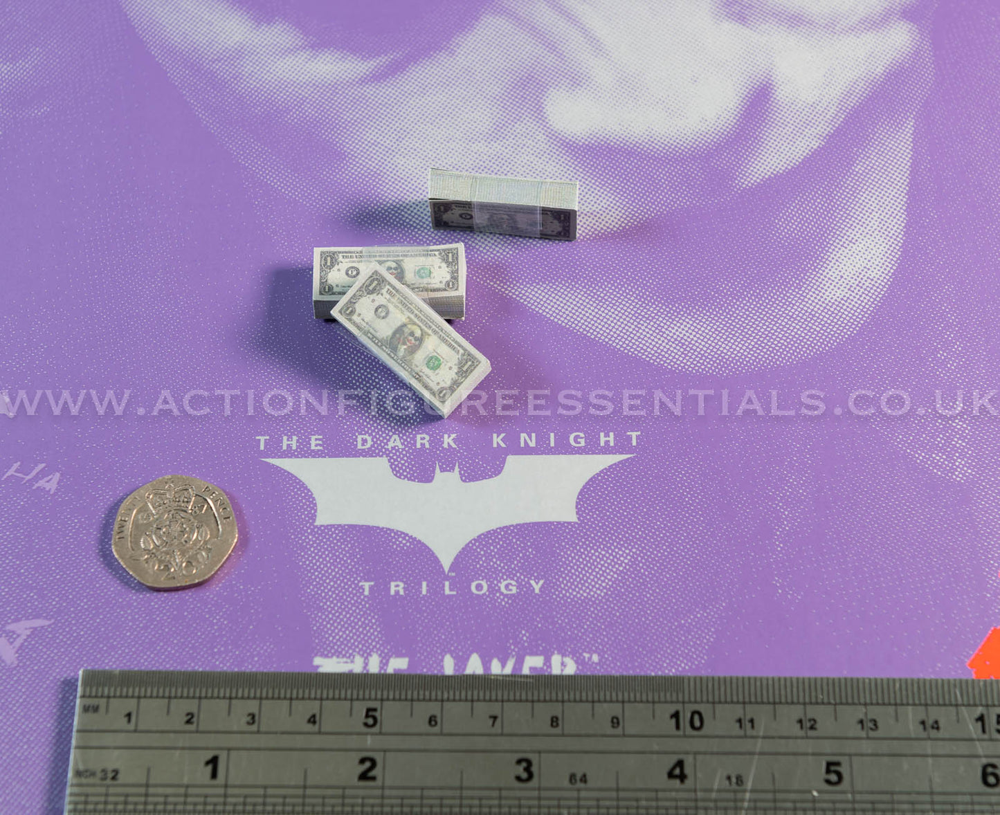 Hot Toys - The Joker - Money Stacks Bundles - Heath Ledger - Dark Knight Trilogy - DX32 1:6 Loose Parts