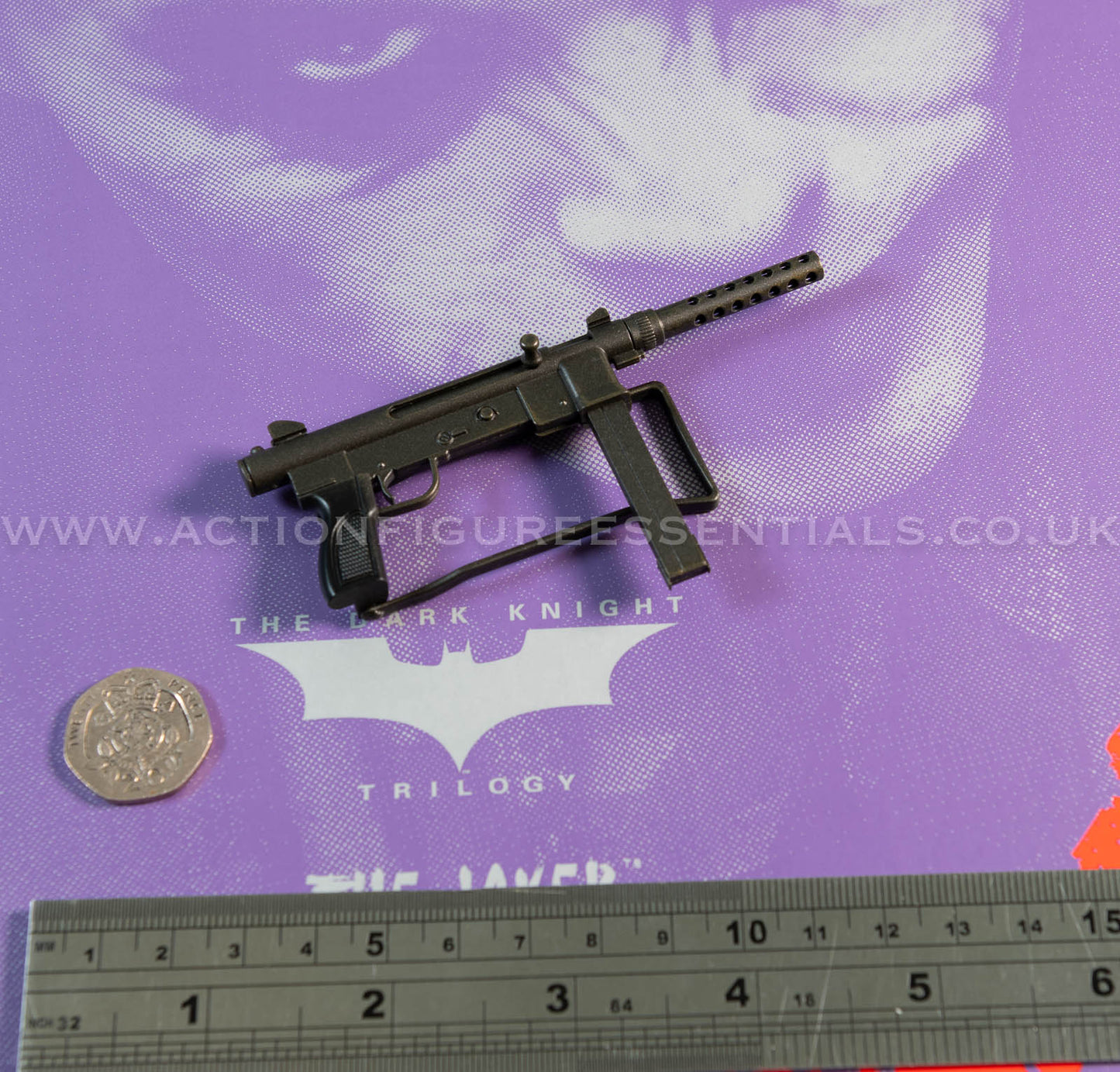 Hot Toys - The Joker - Smith & Wesson M76 Sub-Machine Gun - Heath Ledger - Dark Knight Trilogy - DX32 1:6 Loose Parts