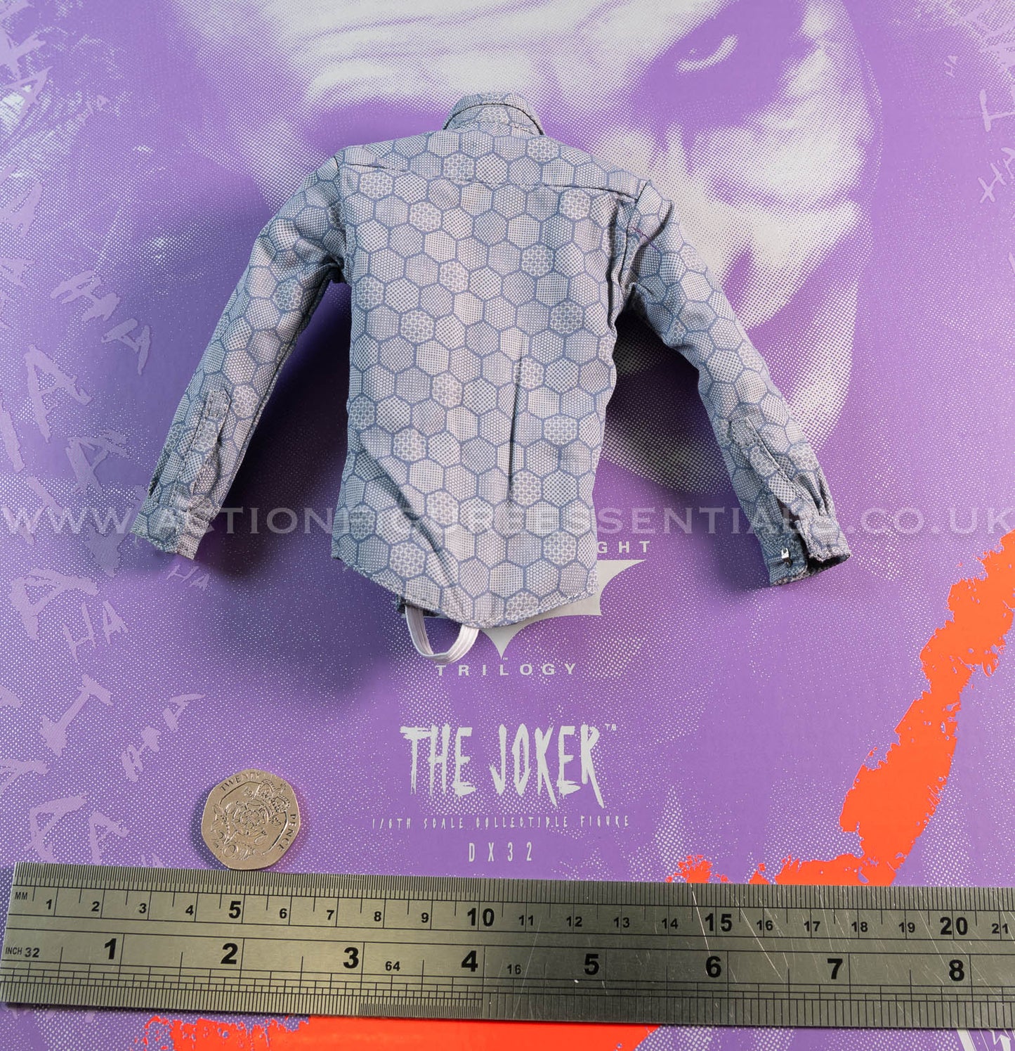 Hot Toys - The Joker - Shirt Tie Set - Heath Ledger - Dark Knight Trilogy - DX32 - 1:6 Loose Parts