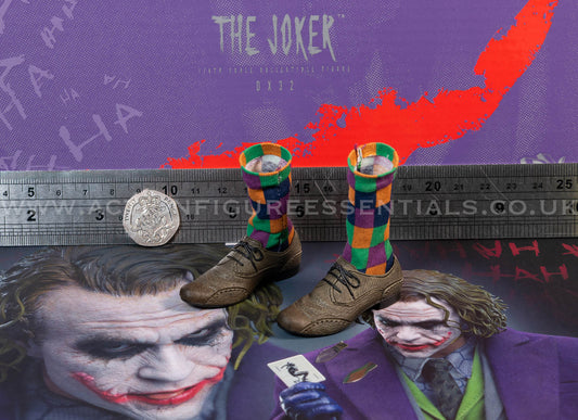 Hot Toys - The Joker - Shoes Sock Blade Set - Heath Ledger - Dark Knight Trilogy - DX32 - 1:6 Loose Parts
