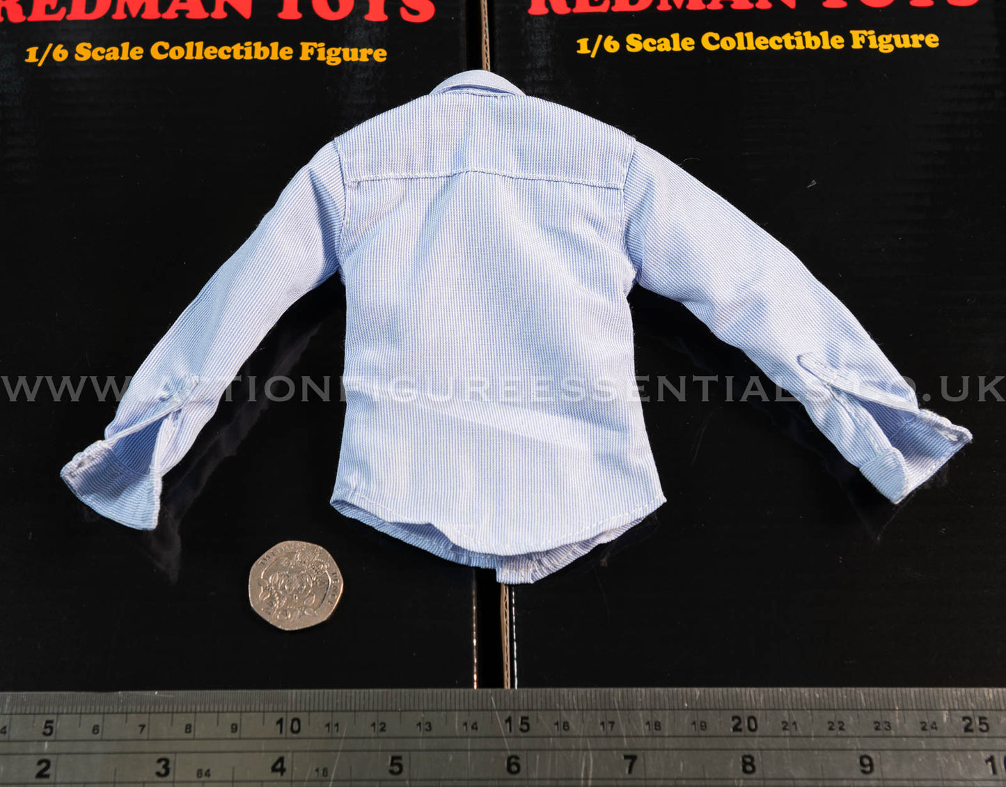 Redman Toys - The Good - Blue Striped Shirt - Cowboy Western 1:6 Loose Parts