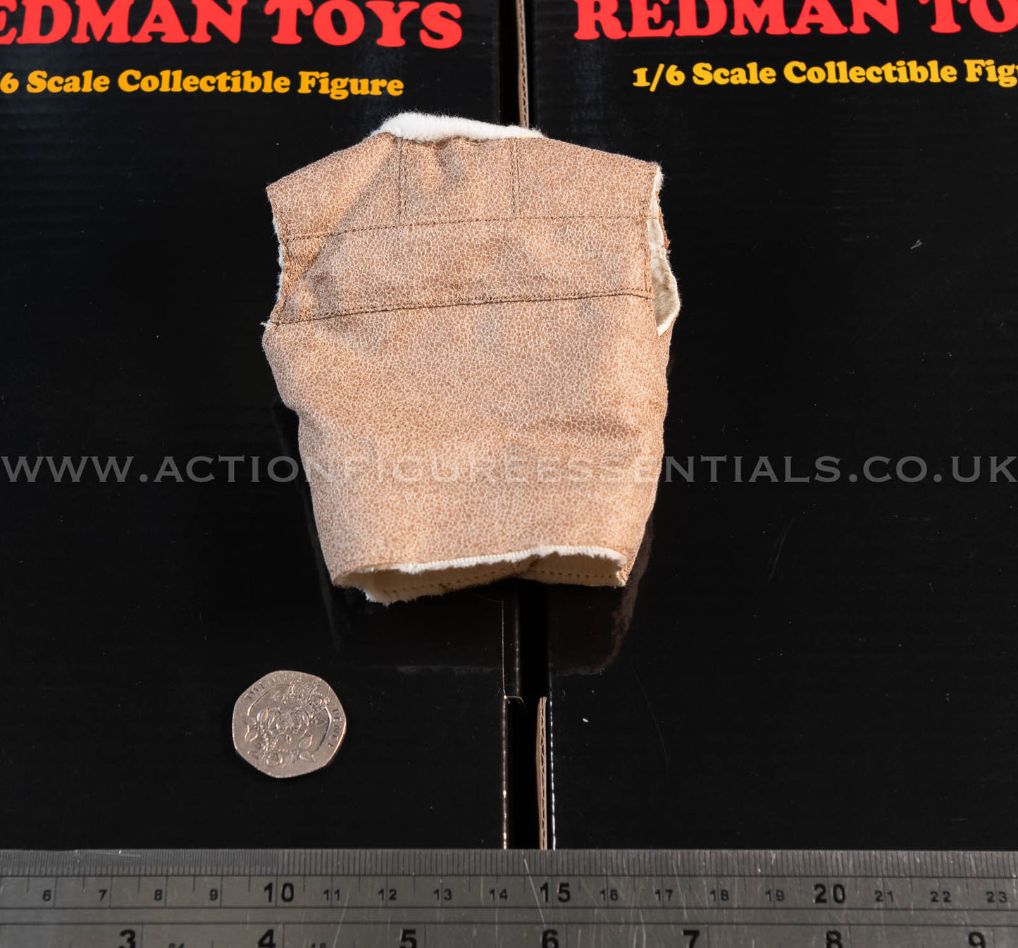 Redman Toys - The Good - Sheepskin Style Waist Coat - Cowboy Western 1:6 Loose Parts
