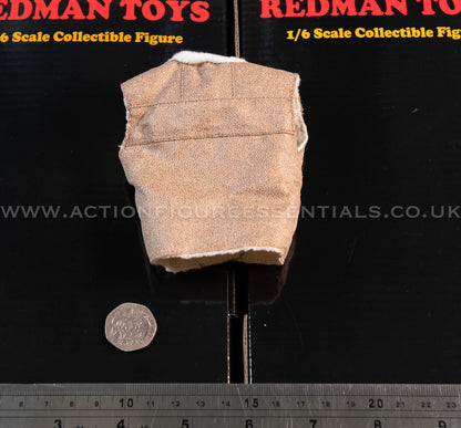 Redman Toys - The Good - Sheepskin Style Waist Coat - Cowboy Western 1:6 Loose Parts