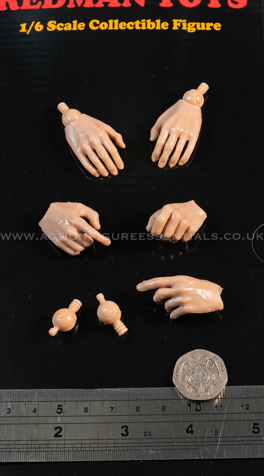 Redman Toys - The Good - Hands and Wrist Pegs - Cowboy Western 1:6 Loose Parts
