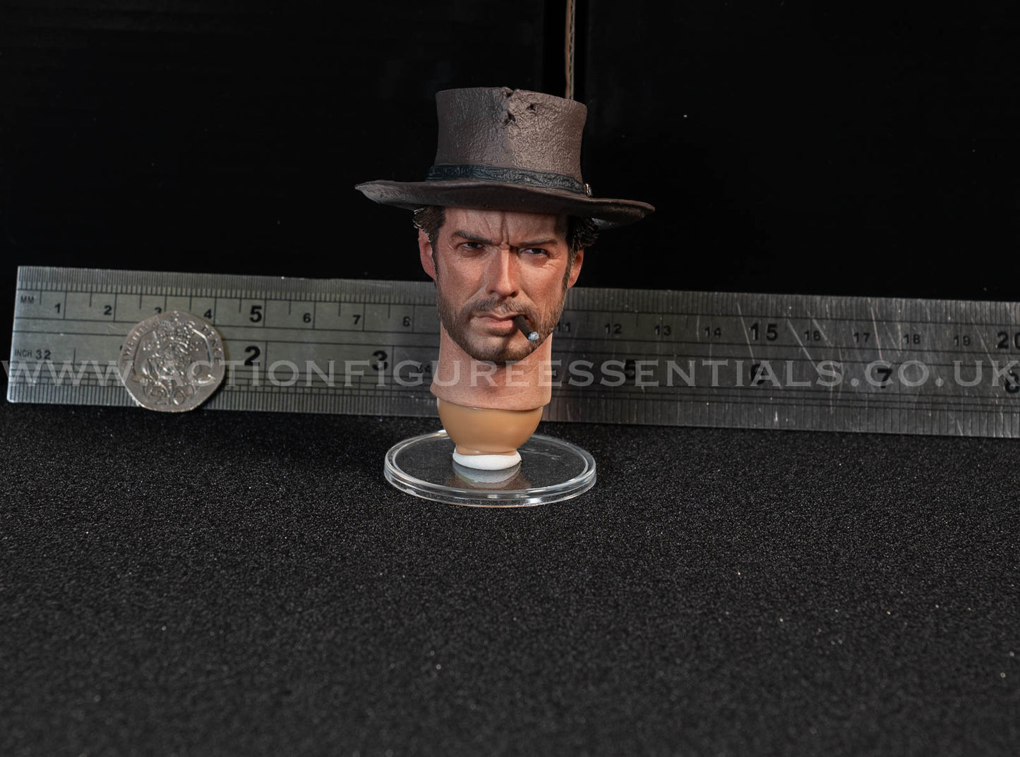 Redman Toys - The Good - Head Sculpt w Cigar - Cowboy Western 1:6 Loose Parts