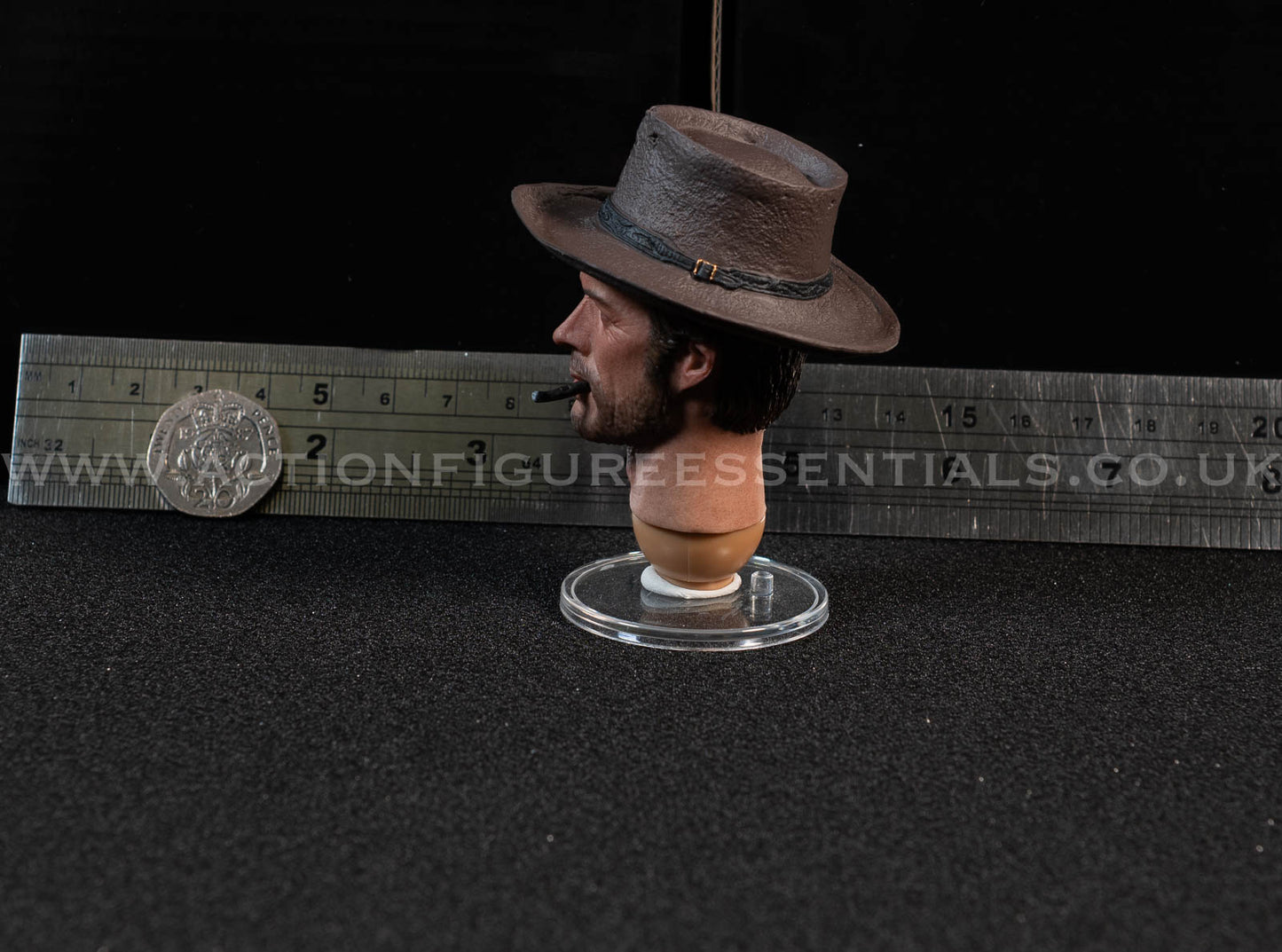 Redman Toys - The Good - Head Sculpt w Cigar - Cowboy Western 1:6 Loose Parts