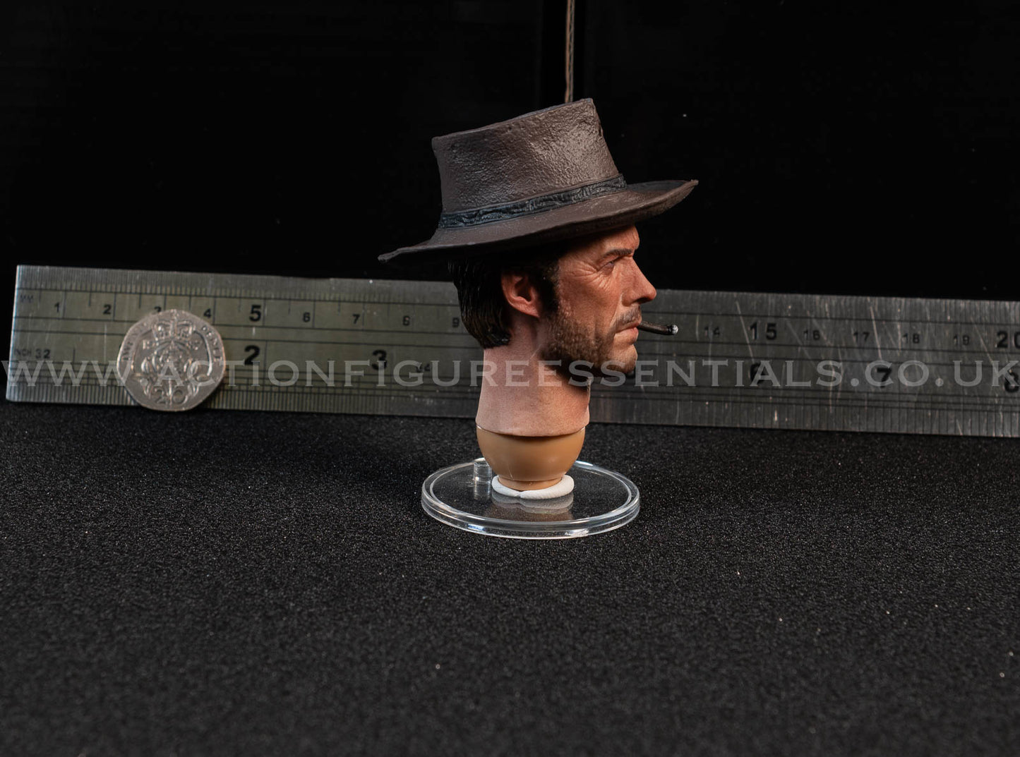 Redman Toys - The Good - Head Sculpt w Cigar - Cowboy Western 1:6 Loose Parts