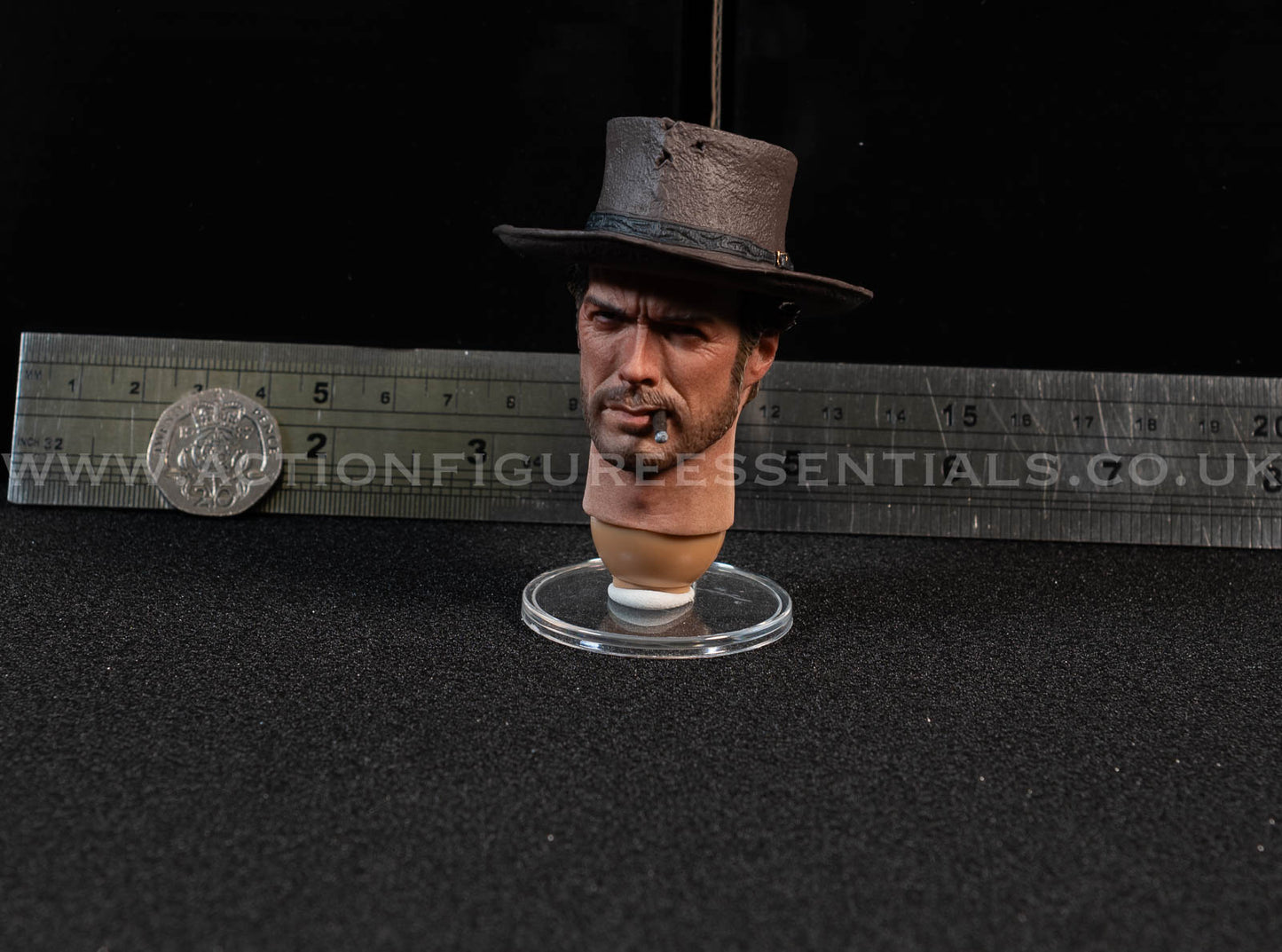 Redman Toys - The Good - Head Sculpt w Cigar - Cowboy Western 1:6 Loose Parts