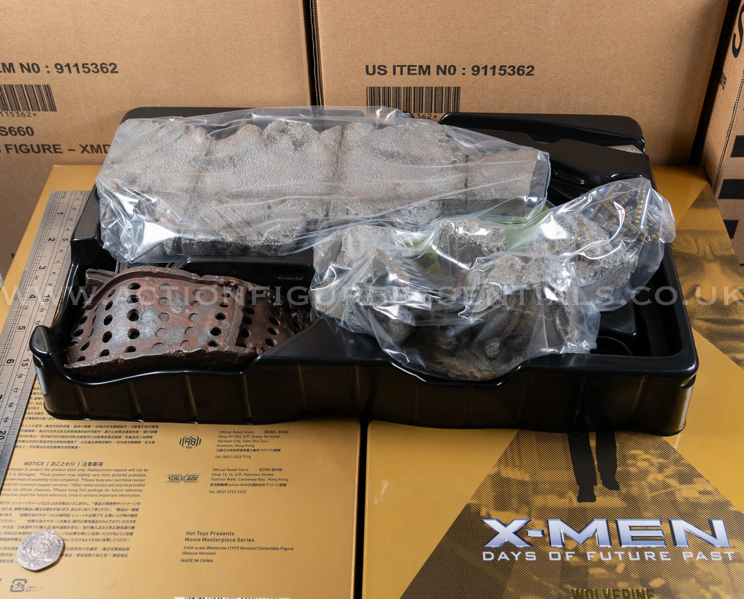 Hot Toys - Wolverine - Diorama Display Base Stand - Hugh Jackman - 1973 - MMS660 Deluxe 1:6 Loose Parts