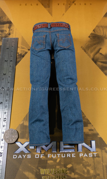 Hot Toys - Wolverine - Jeans w Belt - Hugh Jackman - 1973 - MMS660 Deluxe 1:6 Loose Parts