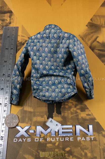 Hot Toys - Wolverine - Shirt w Peacock Patterns - Hugh Jackman - 1973 - MMS660 Deluxe 1:6 Loose Parts
