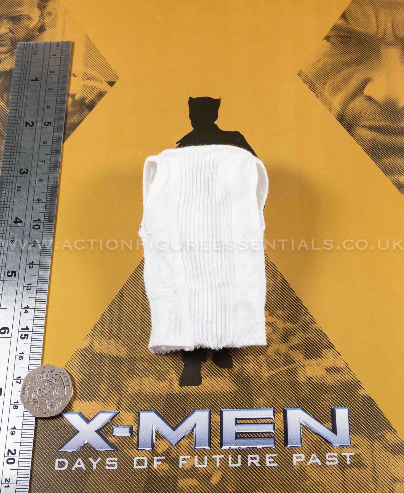Hot Toys - Wolverine - Vest Ribbed White - Hugh Jackman - 1973 - MMS660 Deluxe 1:6 Loose Parts