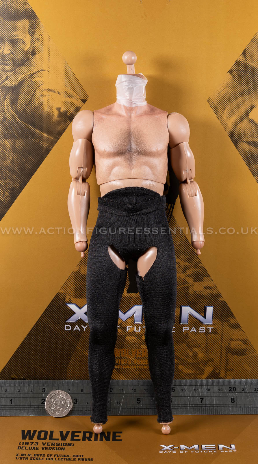 Hot Toys - Wolverine - Body - Hugh Jackman - 1973 - MMS660 Deluxe 1:6 Loose Parts