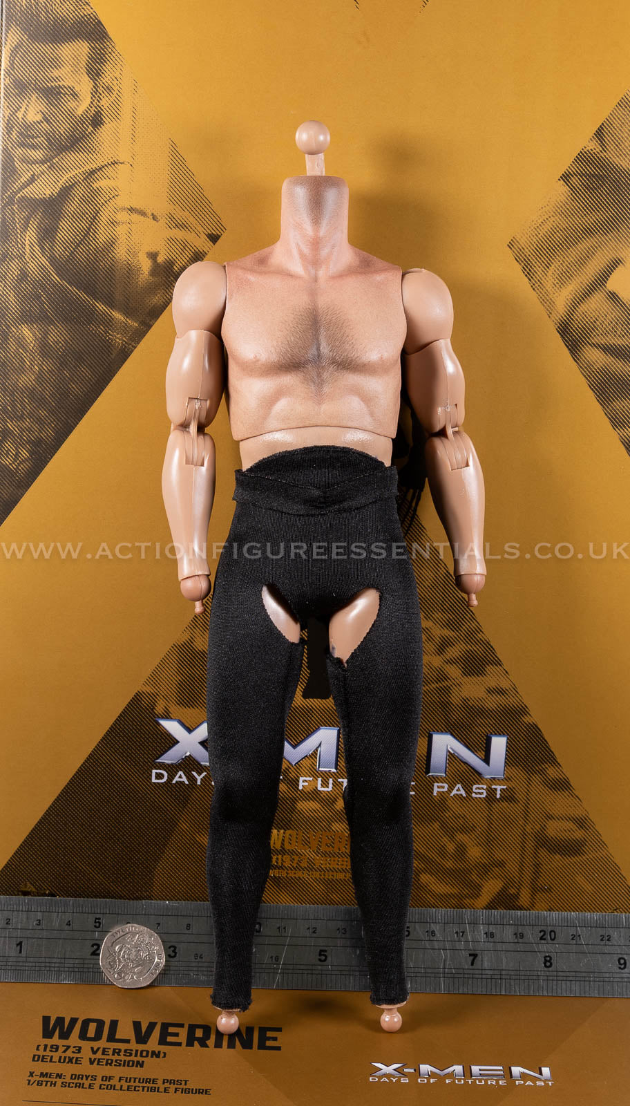 Hot Toys - Wolverine - Body - Hugh Jackman - 1973 - MMS660 Deluxe 1:6 Loose Parts