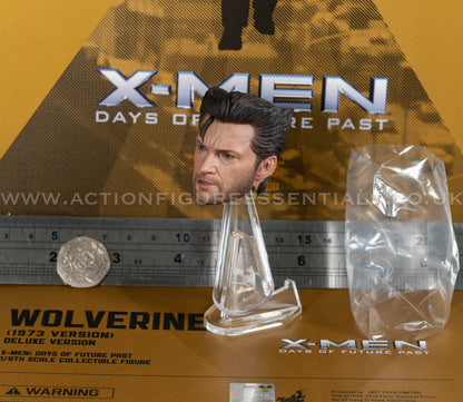 Hot Toys - Wolverine - Head Sculpt - Hugh Jackman - 1973 - MMS660 Deluxe 1:6 Loose Parts