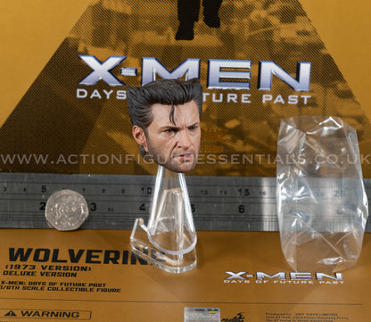 Hot Toys - Wolverine - Head Sculpt - Hugh Jackman - 1973 - MMS660 Deluxe 1:6 Loose Parts