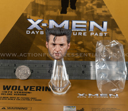 Hot Toys - Wolverine - Head Sculpt - Hugh Jackman - 1973 - MMS660 Deluxe 1:6 Loose Parts