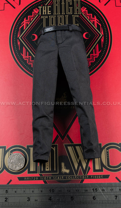 Hot Toys - John Wick - Suit Trousers / Pants Black - Keanu Reeves - MMS729 1:6 Loose Parts