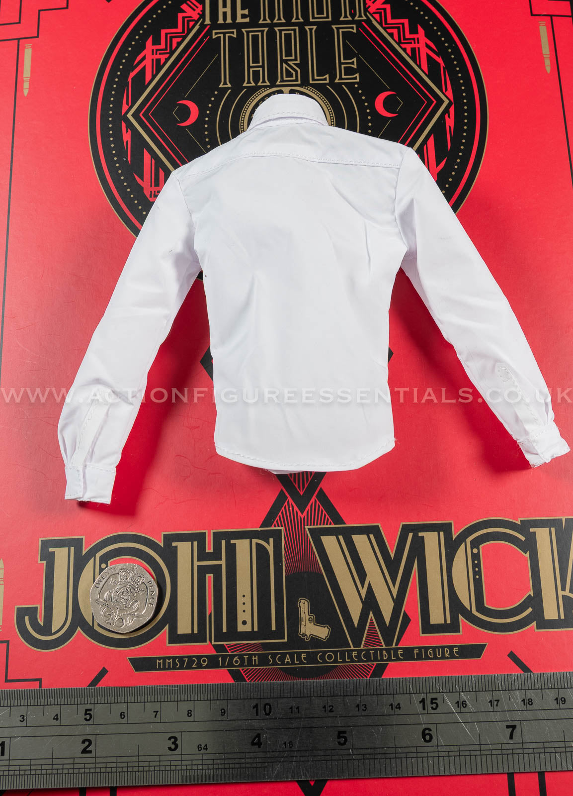 Hot Toys - John Wick - White Shirt Black Tie - Keanu Reeves - MMS729 1:6 Loose Parts