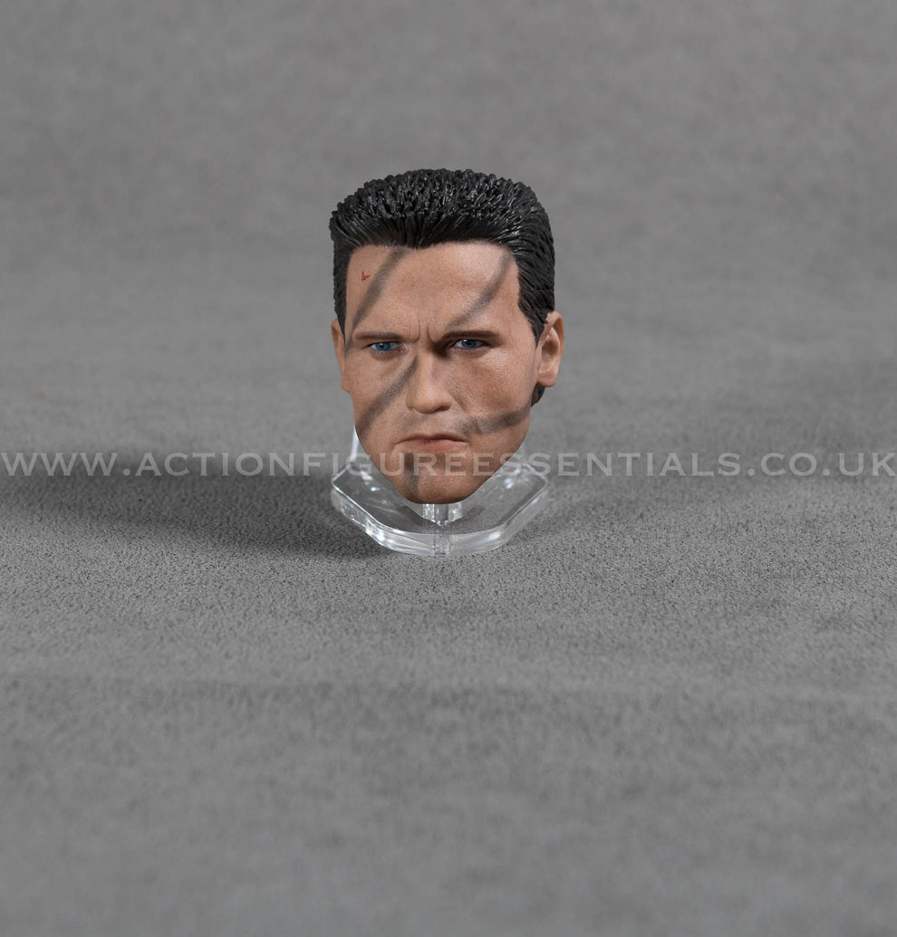 Arnold Schwarzenegger Commando Head Sculpt Custom 1/6 Hot Toys Scale ...