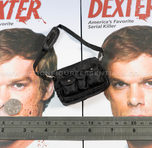 Dexter - Dexter Morgan - Black Messenger Bag - Dark Passenger - FlashBack Figures 1:6 Scale Loose Parts