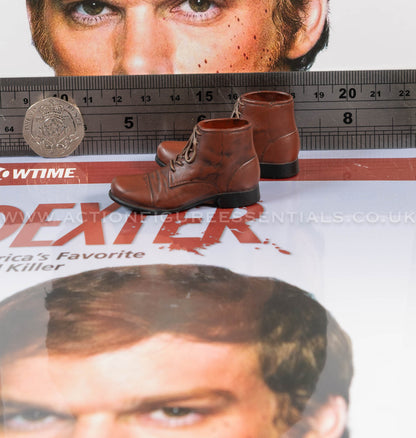Dexter - Dexter Morgan - Brown Kill Boots - Dark Passenger - FlashBack Figures 1:6 Scale Loose Parts