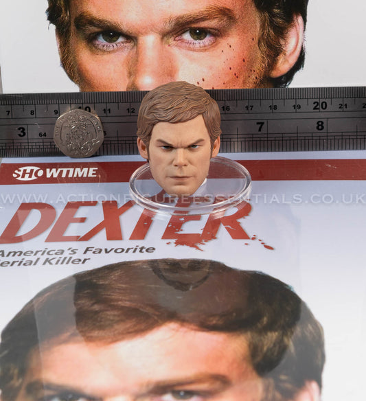 Dexter - Dexter Morgan - Dark Passenger Head Sculpt - FlashBack Figures 1:6 Scale Loose Parts