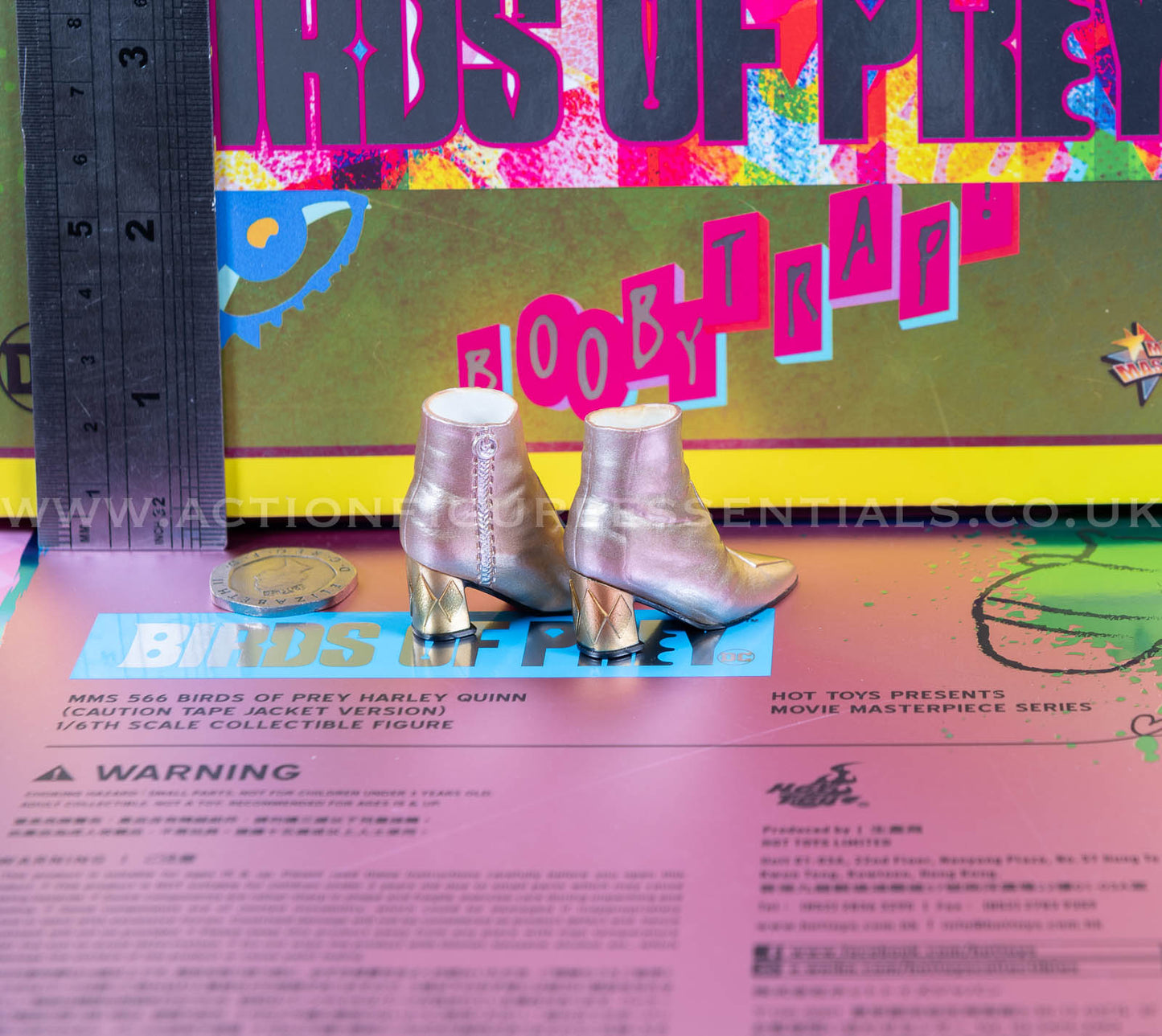 Hot Toys - Harley Quinn - Heeled Boots - MMS565 Birds of Prey - DC Comics - 1:6 Loose Parts