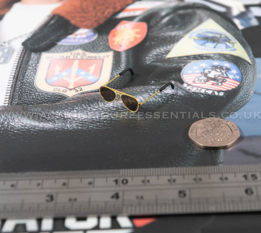 Top Gun - Aviator Sunglasses - Maverick -  MA80181 US Navy Naval Aviator Lieutenant Pete - DID - 1:6 Loose Parts
