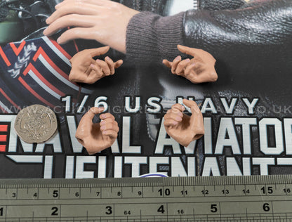 Top Gun - Body Hands Set - Maverick -  MA80181 US Navy Naval Aviator Lieutenant Pete - DID - 1:6 Loose Parts