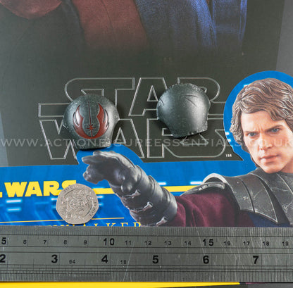 Hot Toys - Anakin Skywalker - Chest Shoulder Guards Armor - Star Wars - TMS019 Special Edition - 1:6 Loose Parts