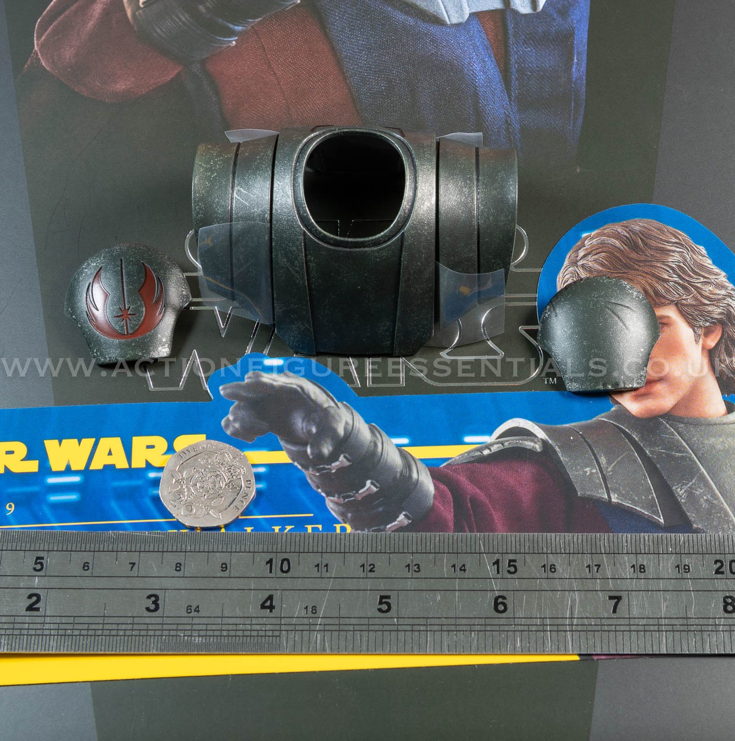 Hot Toys - Anakin Skywalker - Chest Shoulder Guards Armor - Star Wars - TMS019 Special Edition - 1:6 Loose Parts