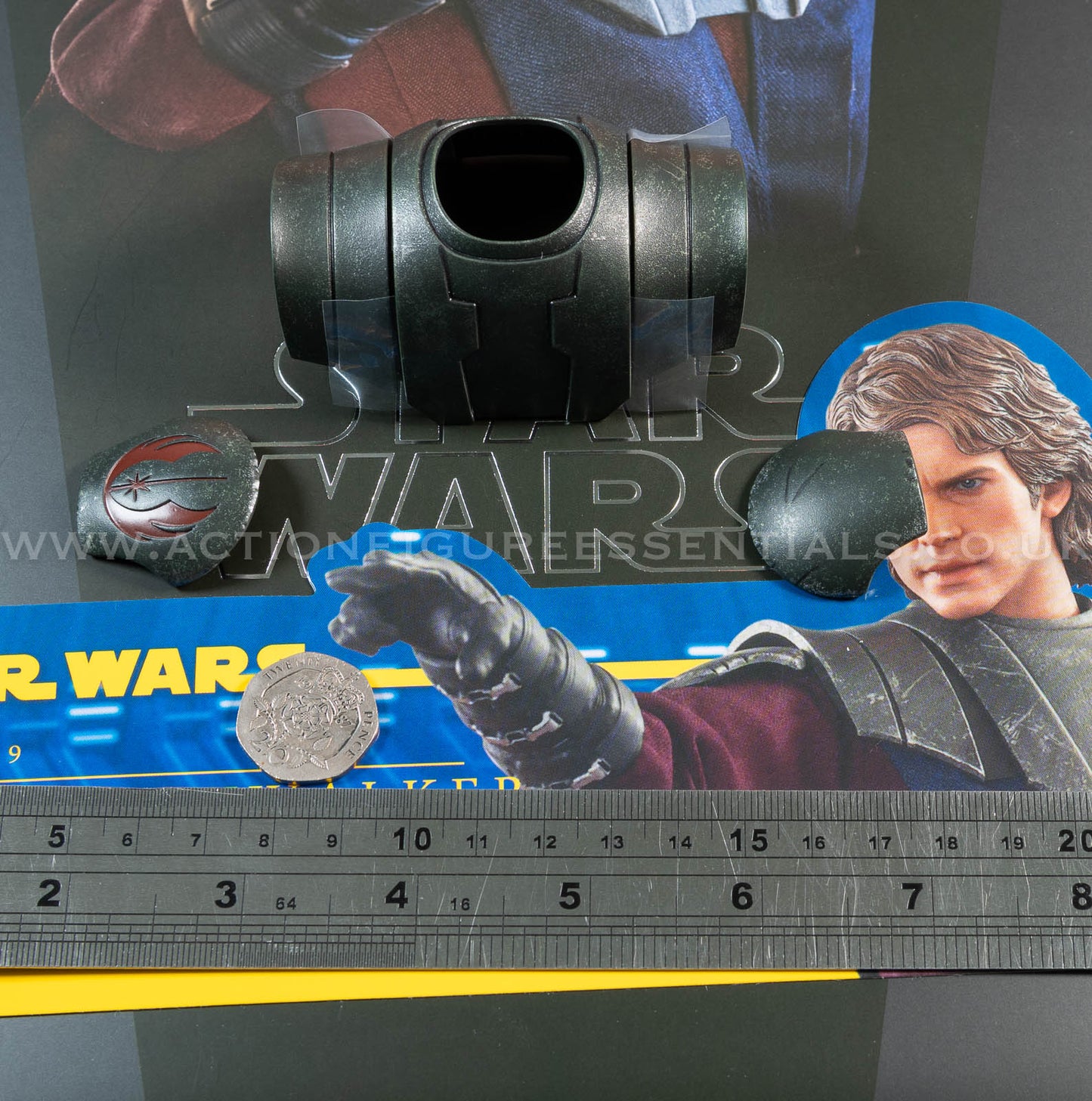Hot Toys - Anakin Skywalker - Chest Shoulder Guards Armor - Star Wars - TMS019 Special Edition - 1:6 Loose Parts