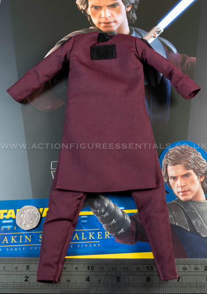 Hot Toys - Anakin Skywalker - Jedi Tunic Pants Set - Star Wars - TMS019 Special Edition - 1:6 Loose Parts