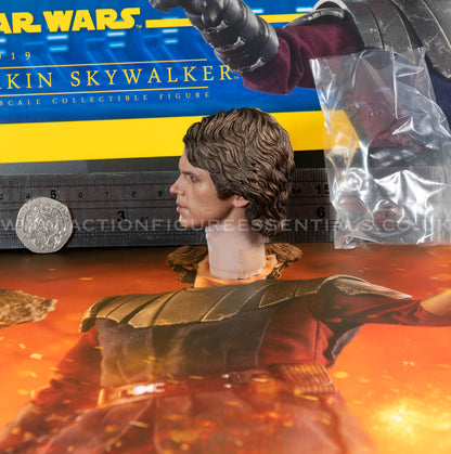 Hot Toys - Anakin Skywalker - Head Sculpt - Star Wars - TMS019 Special Edition - 1:6 Loose Parts