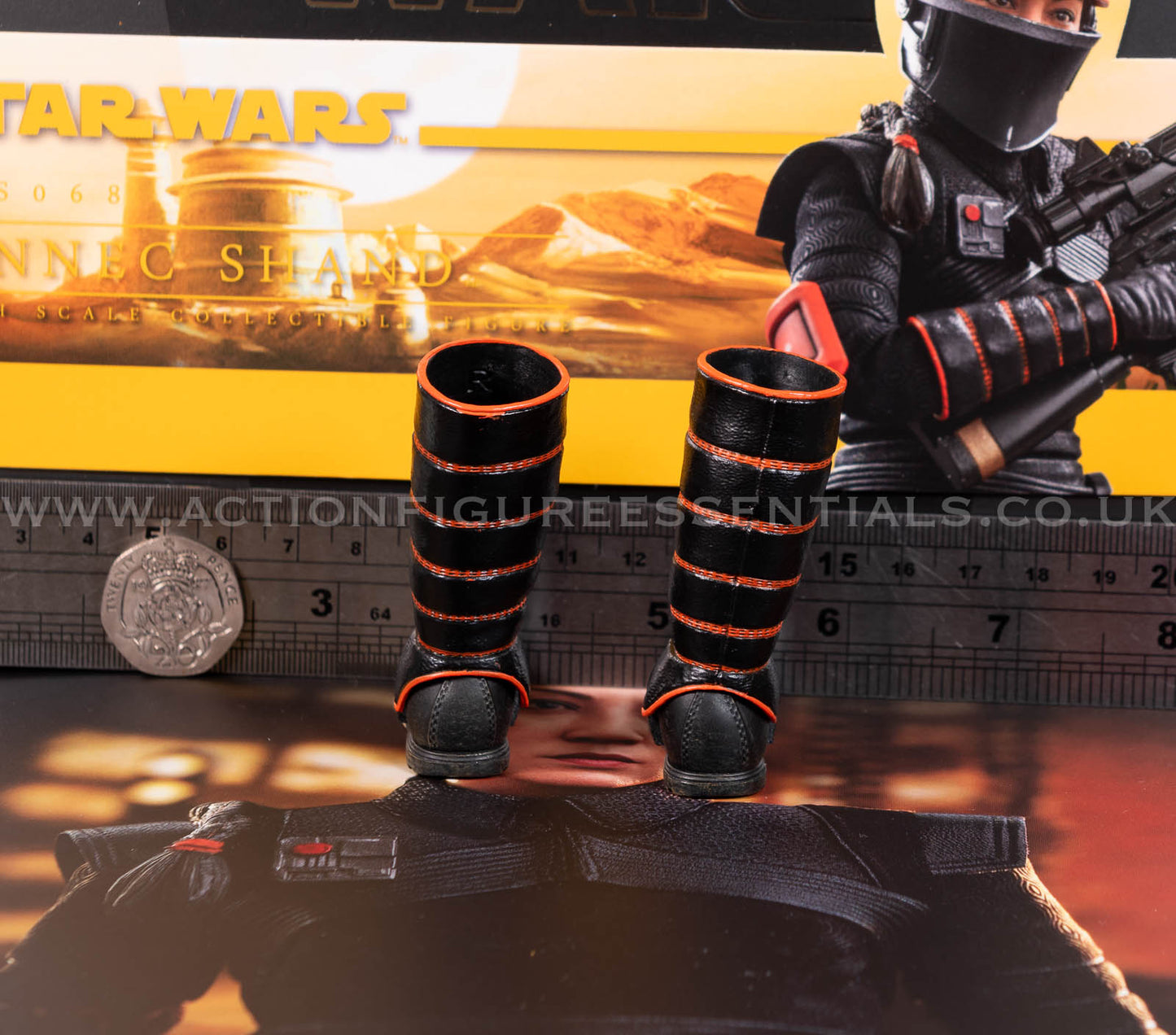 Hot Toys Fennec Shand Boots - Star Wars - TMS068 - 1:6 Loose Parts