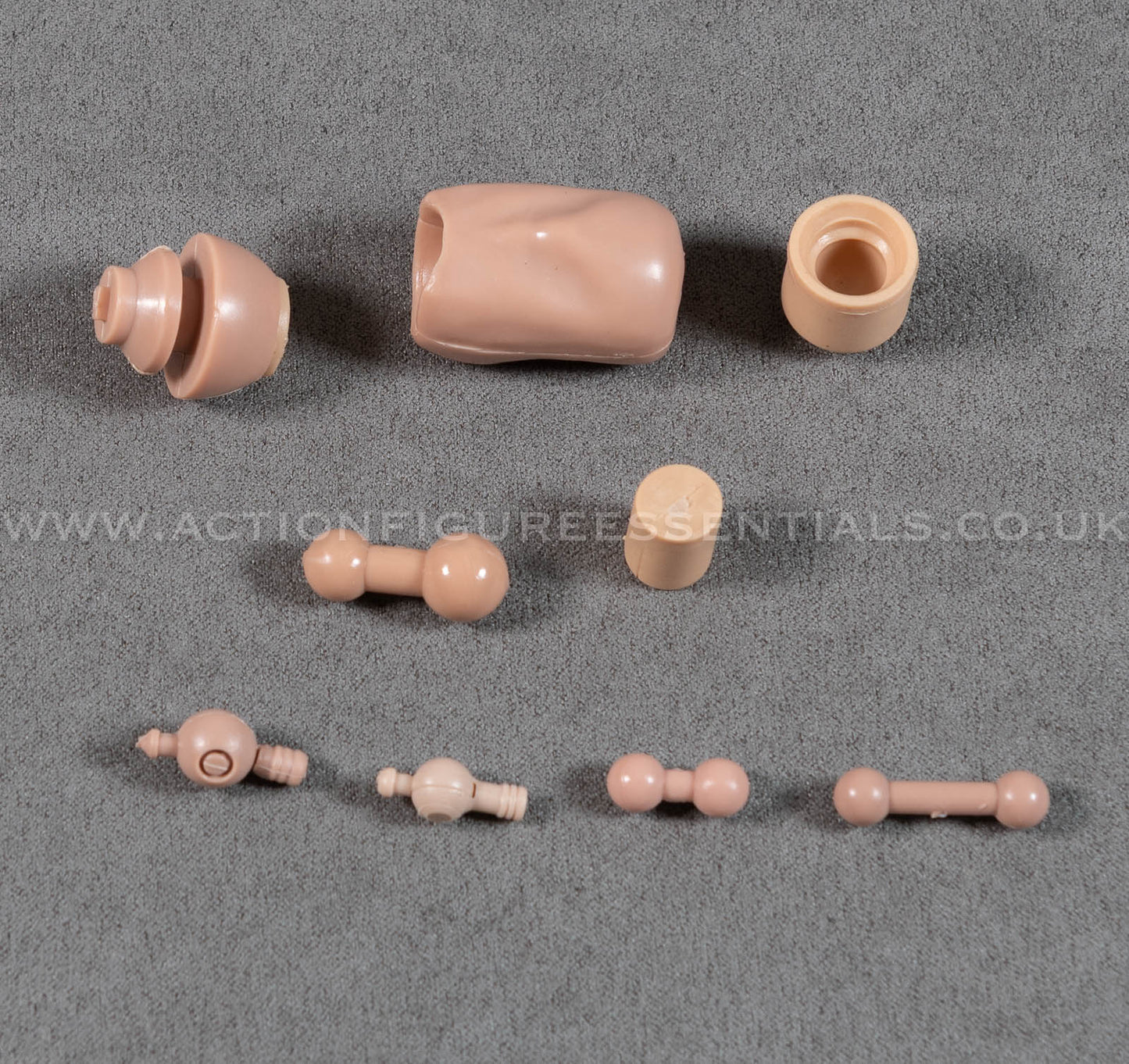 1/6 Scale Neck, Wrist, and Foot Peg Adapter Set – Replacement Joint Connectors for 12” Action Figures (Male & Female)