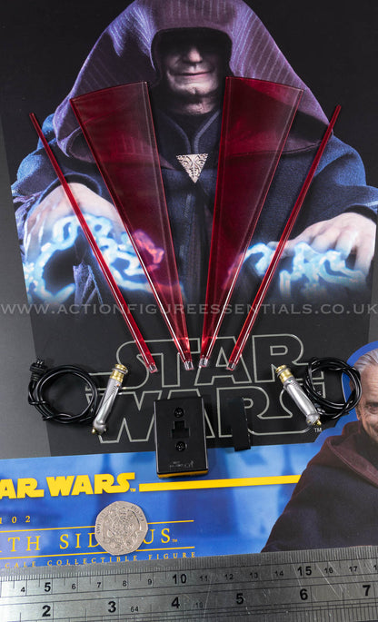 Hot Toys LED USBC Lightsaber Set Emperor Palpatine - Star Wars - Darth Sidious TMS102 - 1:6 Loose Parts