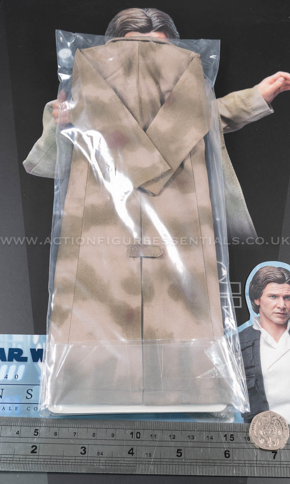 Hot Toys - Han Solo Camo Trench Coat - Star Wars - MMS740 - Return of The Jedi 1:6 Loose Parts