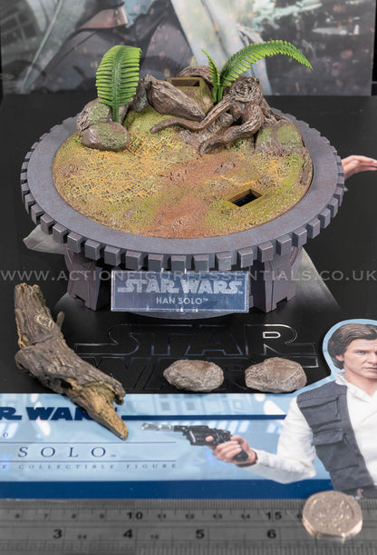 Hot Toys - Han Solo Diorama Display Base Stand - Star Wars - MMS740 - Return of The Jedi 1:6 Loose Parts