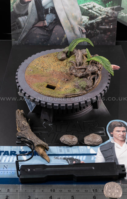 Hot Toys - Han Solo Diorama Display Base Stand - Star Wars - MMS740 - Return of The Jedi 1:6 Loose Parts