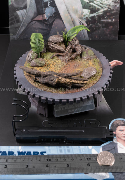 Hot Toys - Han Solo Diorama Display Base Stand - Star Wars - MMS740 - Return of The Jedi 1:6 Loose Parts