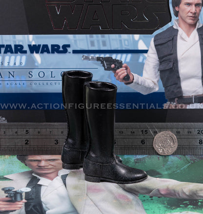 Hot Toys - Han Solo Tall Boots - Star Wars - MMS740 - Return of The Jedi 1:6 Loose Parts