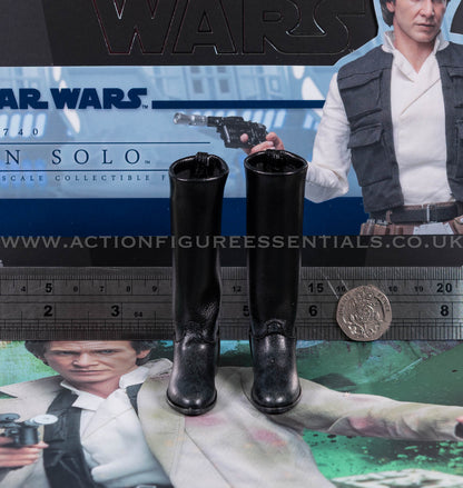 Hot Toys - Han Solo Tall Boots - Star Wars - MMS740 - Return of The Jedi 1:6 Loose Parts