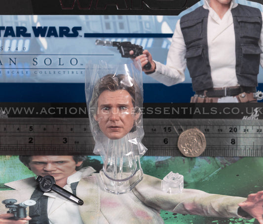 Hot Toys - Han Solo Head Sculpt  - Star Wars - MMS740 - Return of The Jedi 1:6 Loose Parts