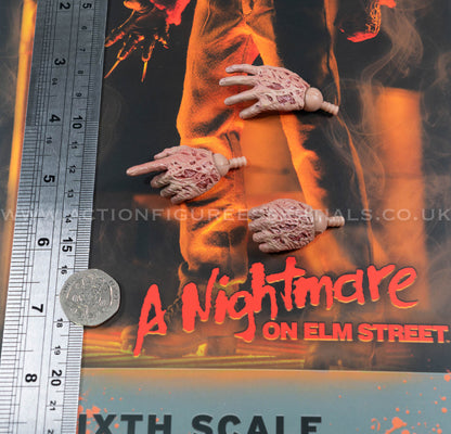 Sideshow - Freddy Krueger Burnt Hands - A Nightmare On Elm Street 1:6 Loose Parts