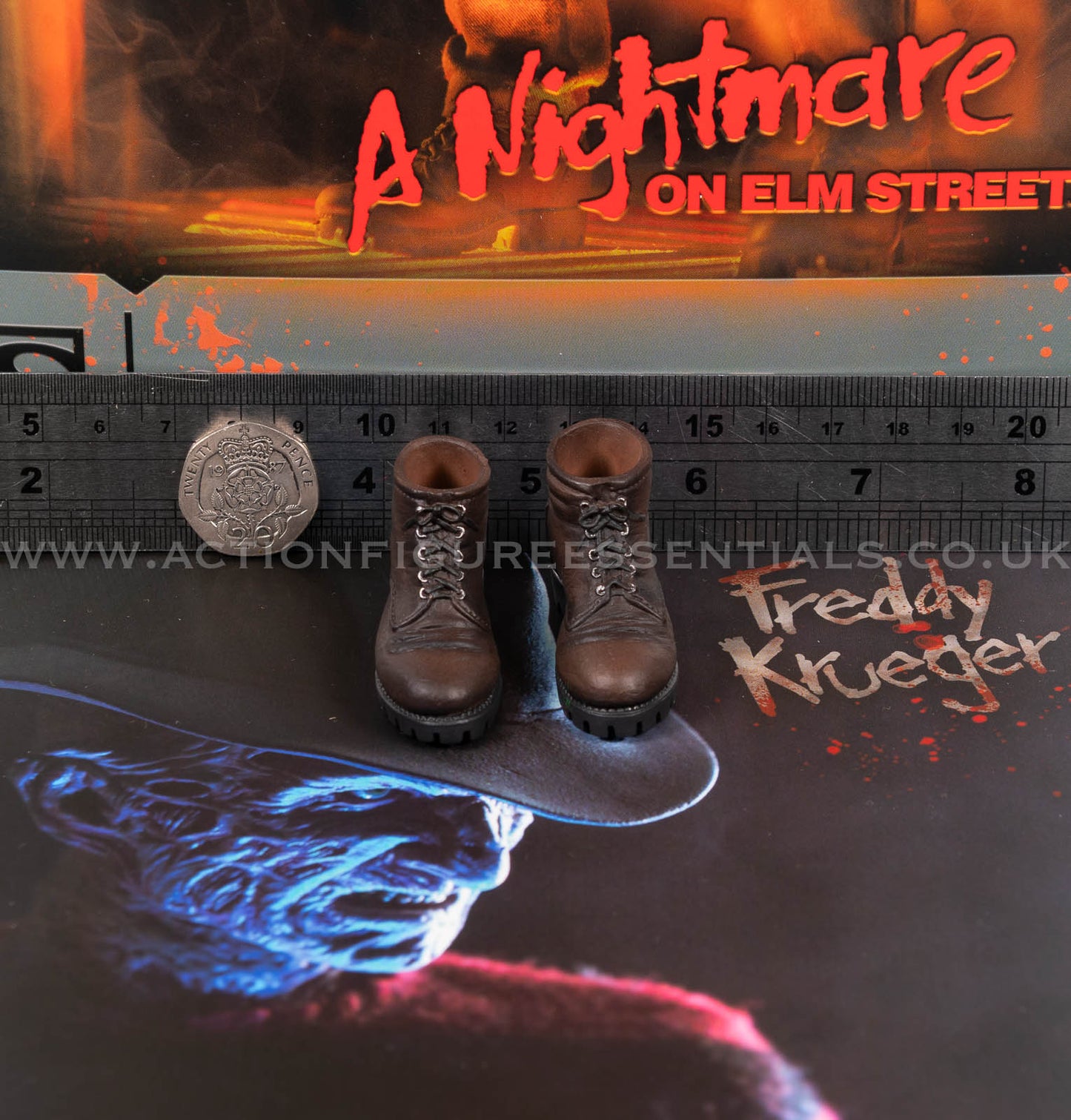 Sideshow - Freddy Krueger Brown Boots - A Nightmare On Elm Street 1:6 Loose Parts