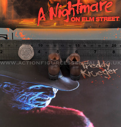 Sideshow - Freddy Krueger Brown Boots - A Nightmare On Elm Street 1:6 Loose Parts