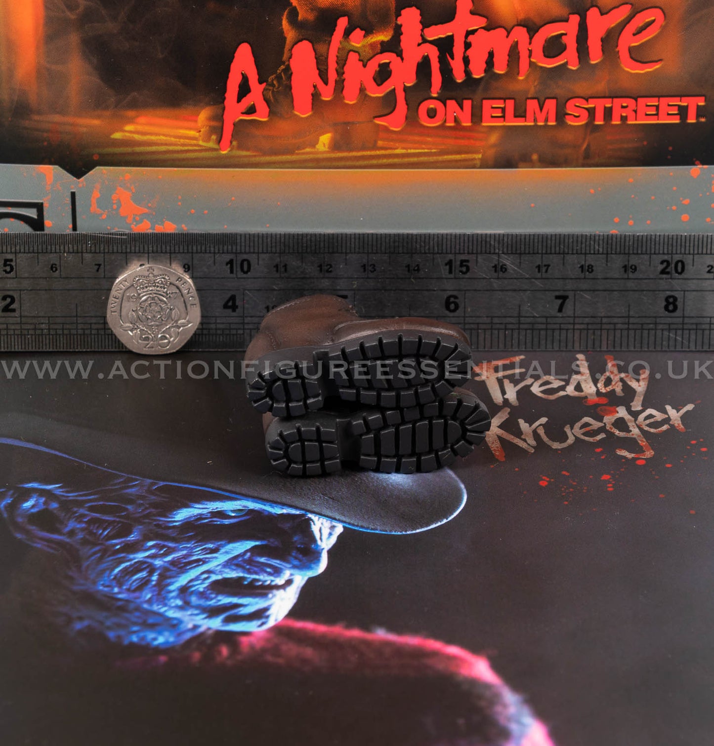 Sideshow - Freddy Krueger Brown Boots - A Nightmare On Elm Street 1:6 Loose Parts