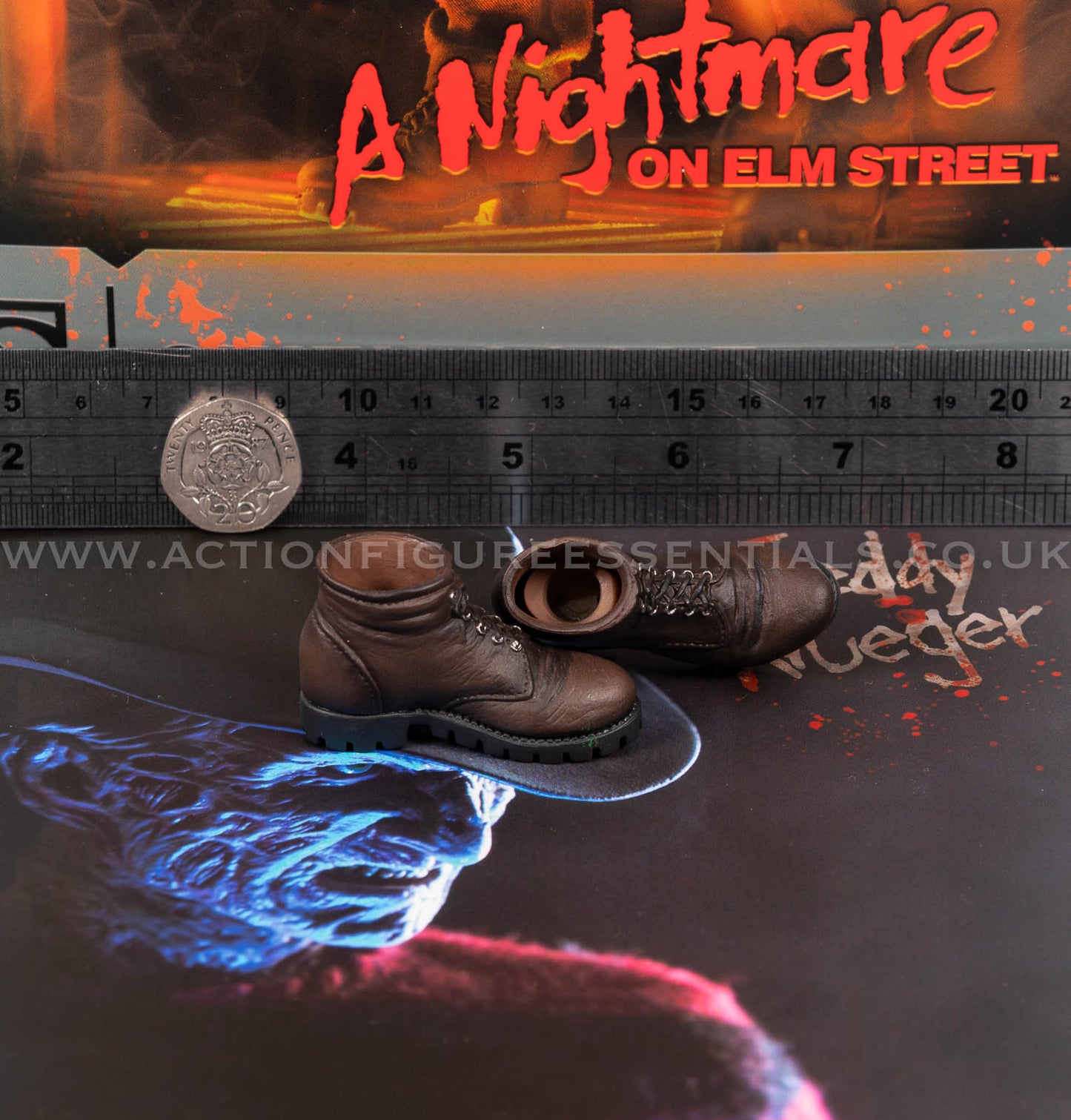 Sideshow - Freddy Krueger Brown Boots - A Nightmare On Elm Street 1:6 Loose Parts